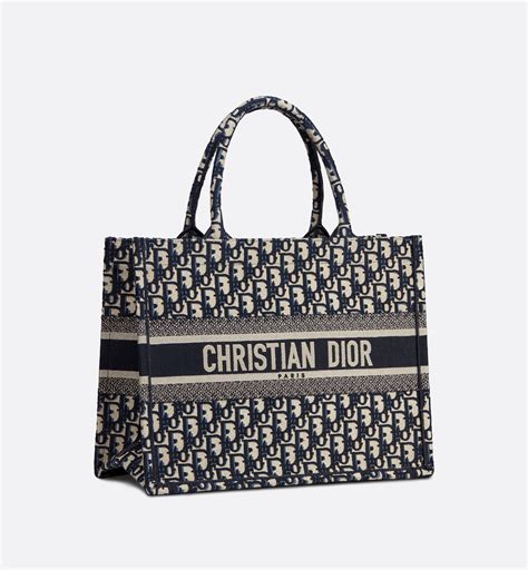 medium dior book tote blue dior oblique embroidery|Dior Medium Book Tote Blue in Dior Oblique Embroidery .